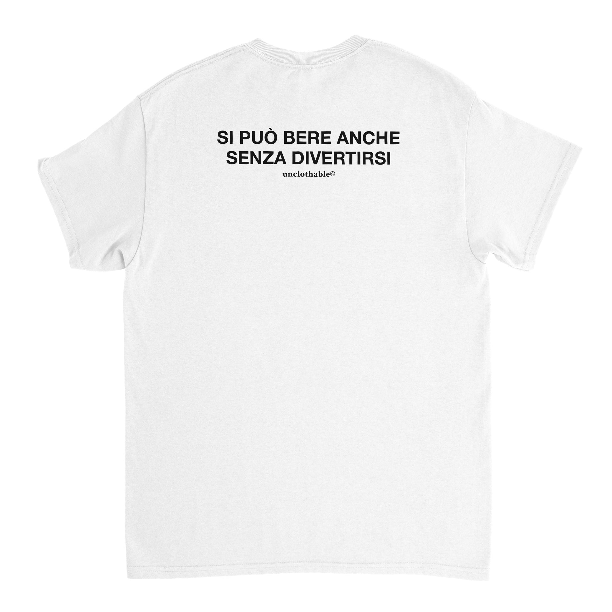 Si può bere anche senza divertirsi